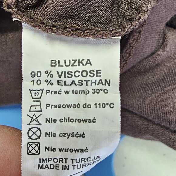 Versace Sequin Long Sleeve Ruched Side-Tie Top - Picture 10 of 10